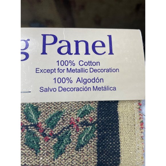 Tapestry Christmas Stocking Panel Santa Victorian Vintage 13" x 18" - Picture 4 of 5